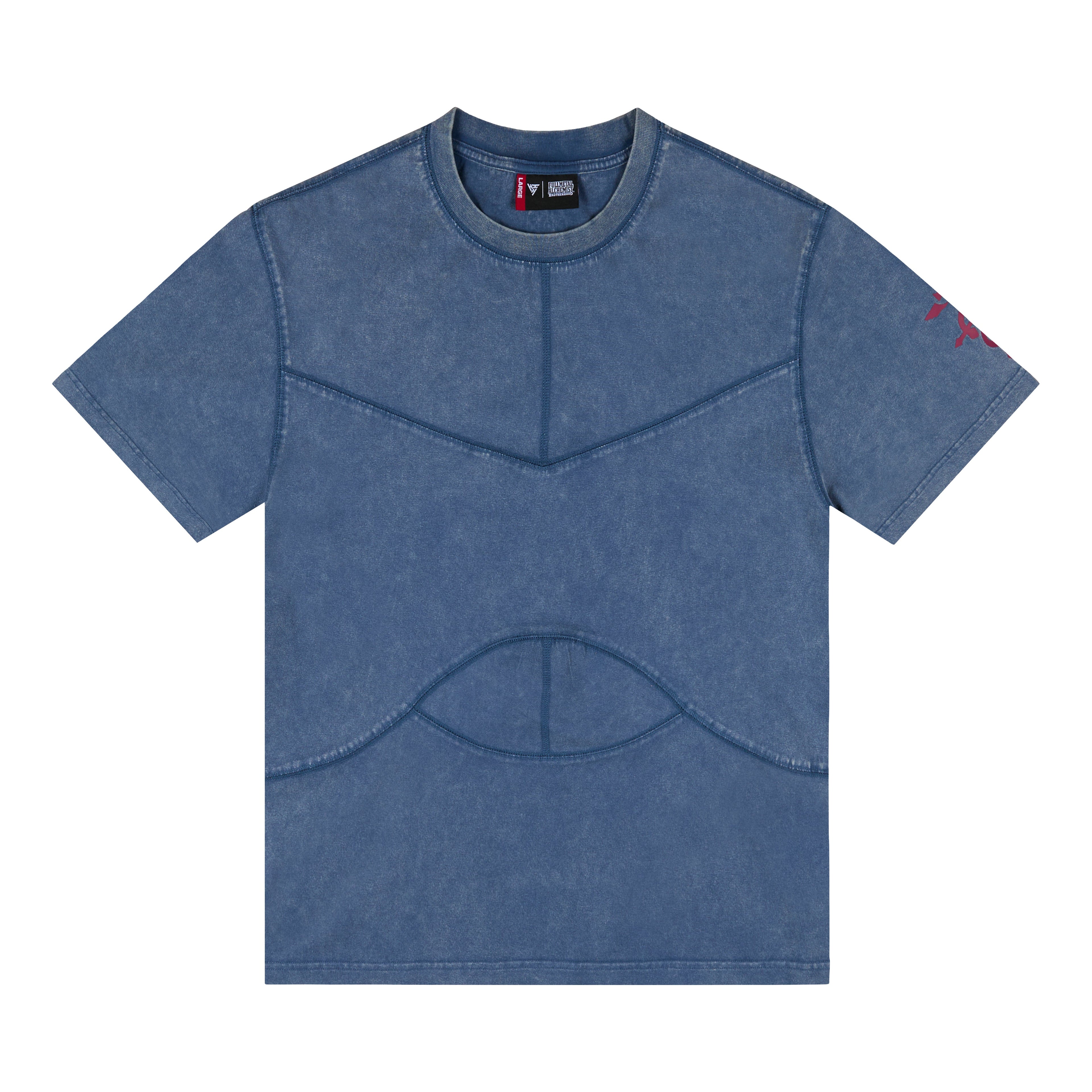 FMAB ALPHONSE PANEL SHIRT (BLUE)