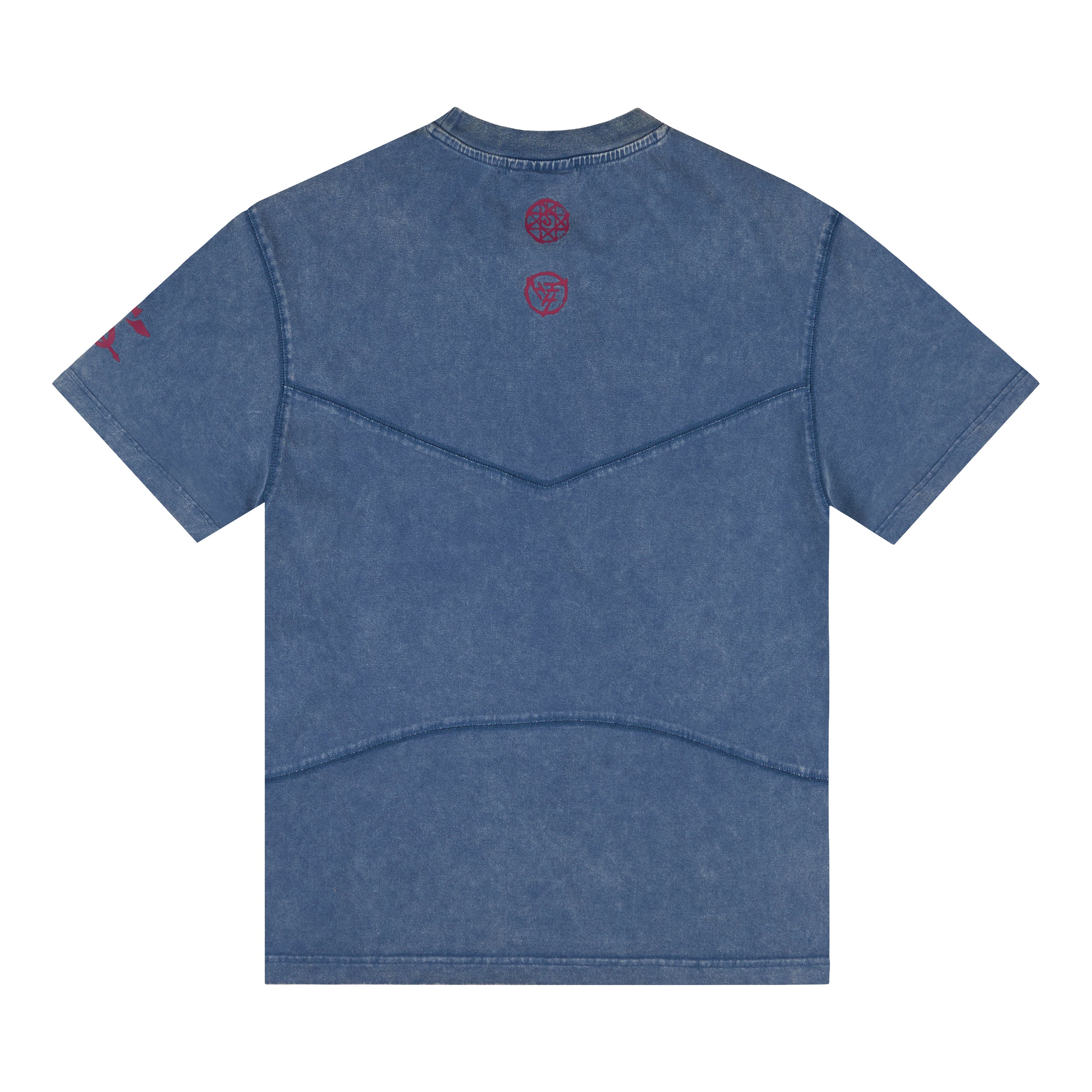FMAB ALPHONSE PANEL SHIRT (BLUE)