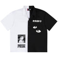 FMAB PRIDE BUTTON UP SHIRT (BLACK/WHITE)