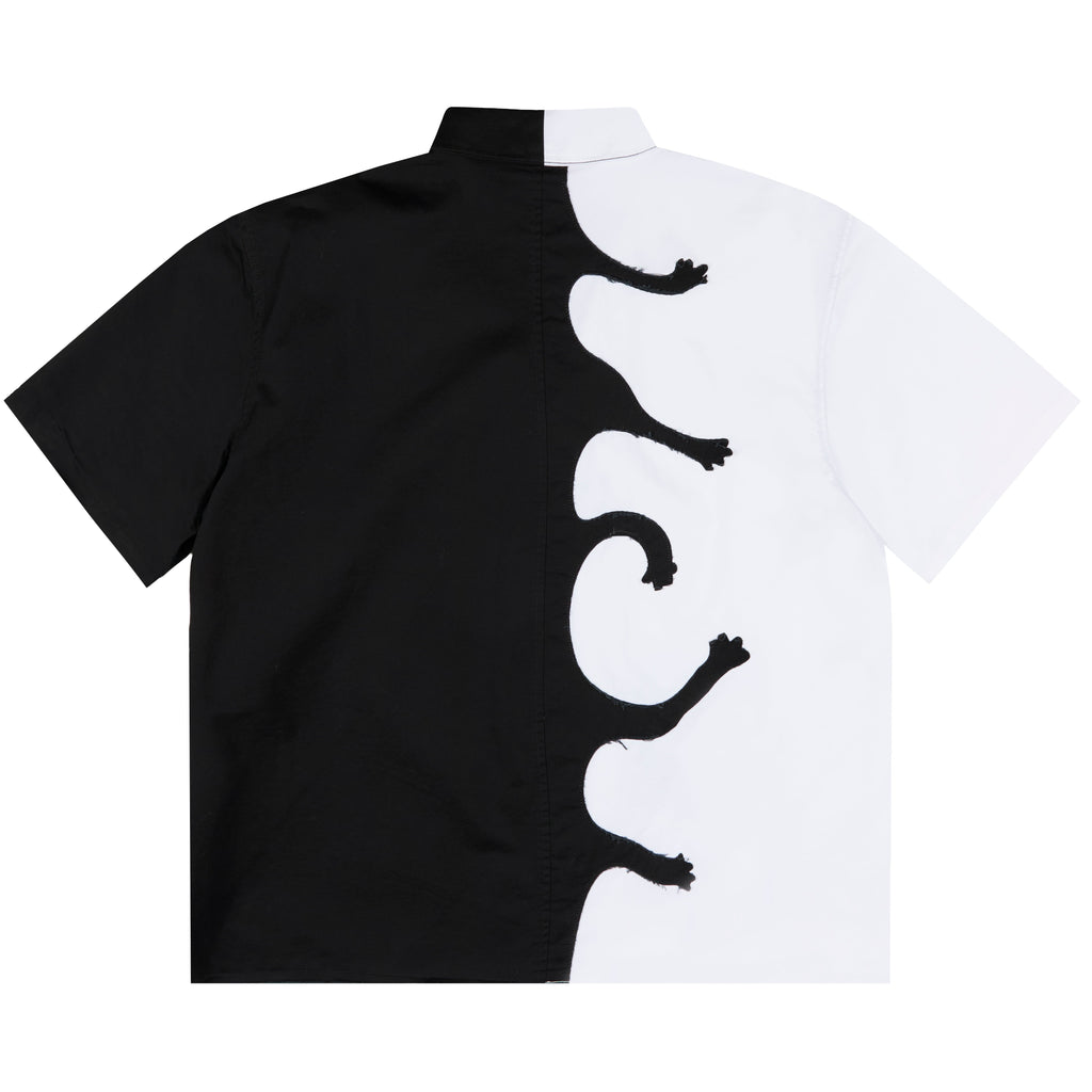 FMAB PRIDE BUTTON UP SHIRT (BLACK/WHITE)