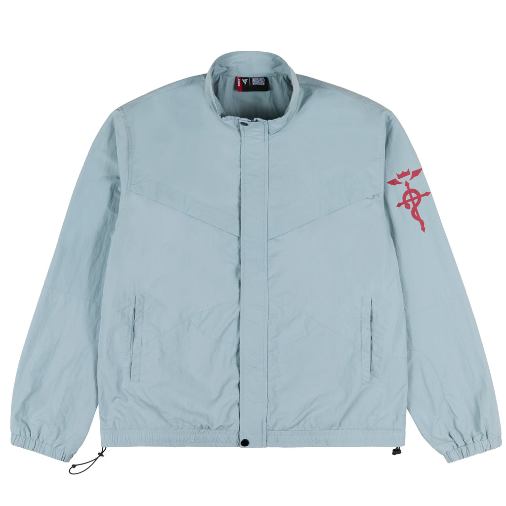 FMAB ALPHONSE PANELED WINDBREAKER JACKET (POWDER BLUE)