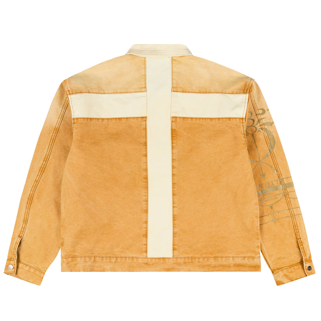 FMAB SCAR TRUCKER JACKET (SAND)