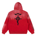 FMAB EDWARD ZIP UP HOODIE (RED)
