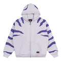 DIGIMON GARURUMON ZIP HOODIE (GREY/BLUE)