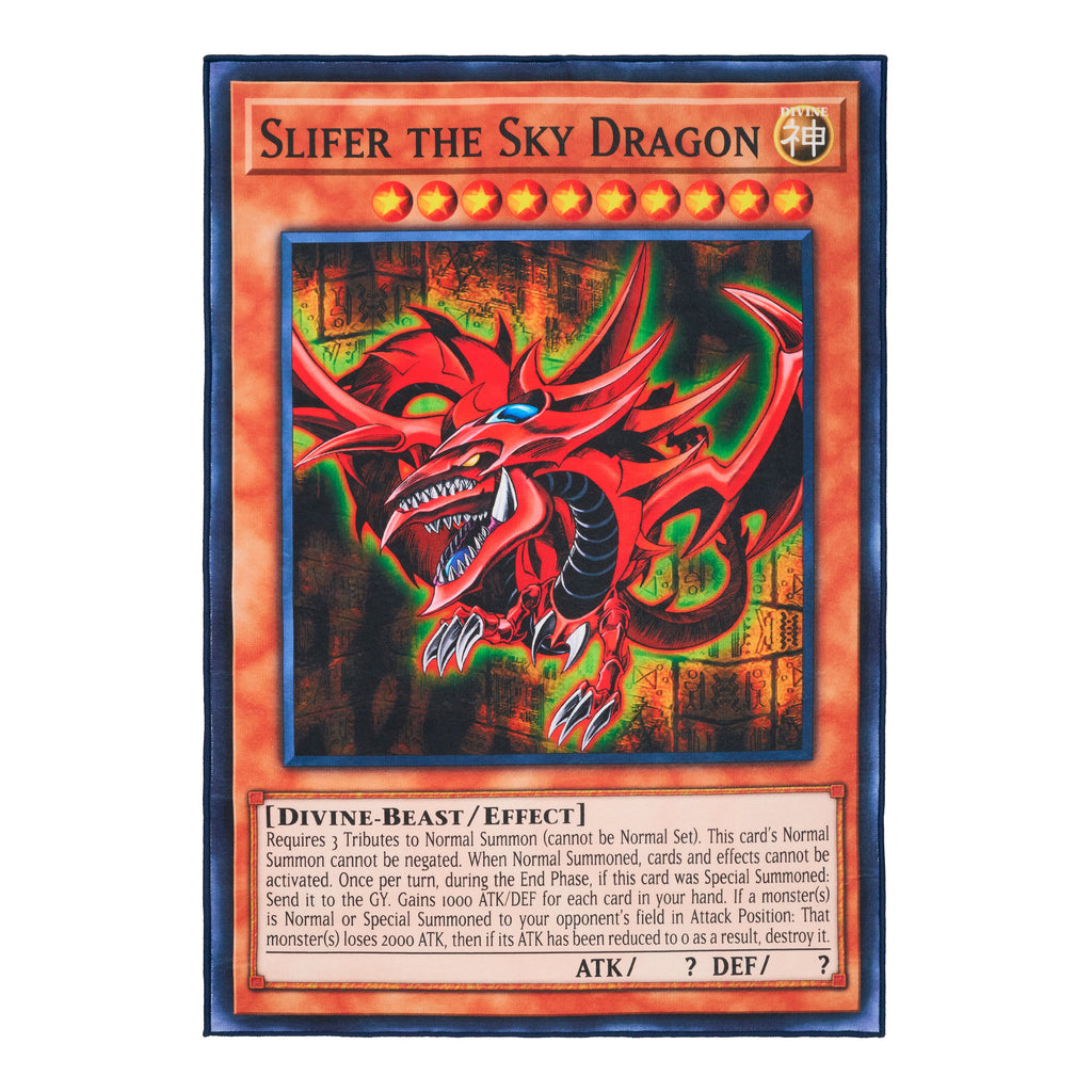 YUGIOH SLIFER CARD RUG