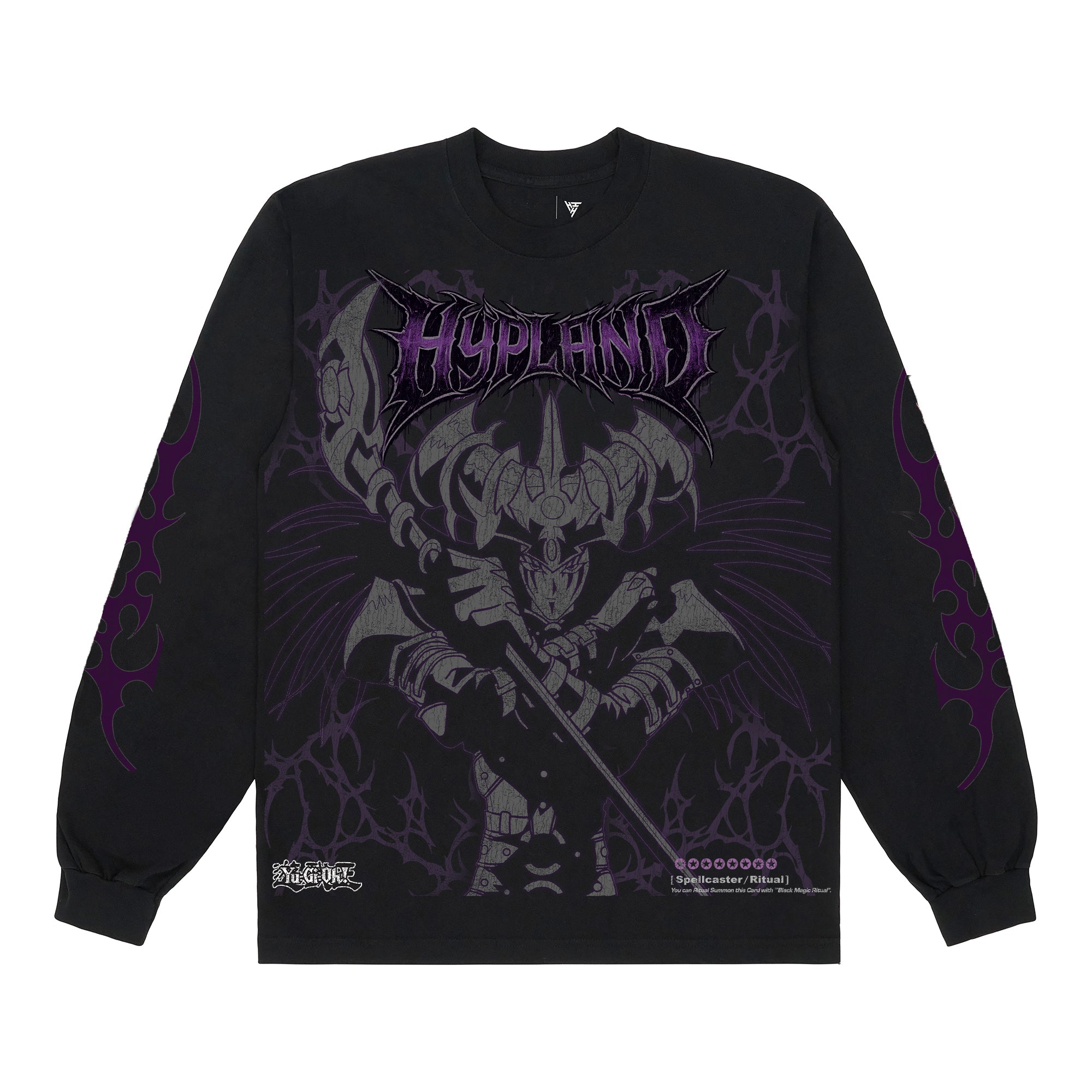 YUGIOH BLACK CHAOS L/S SHIRT (BLK)