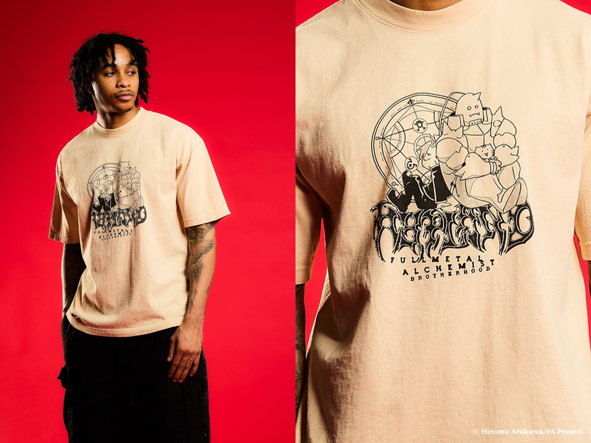 FMAB CHIBI SHIRT (CREAM)