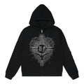 DEATH NOTE FULL PRINT ZIP HOODIE (BLACK)