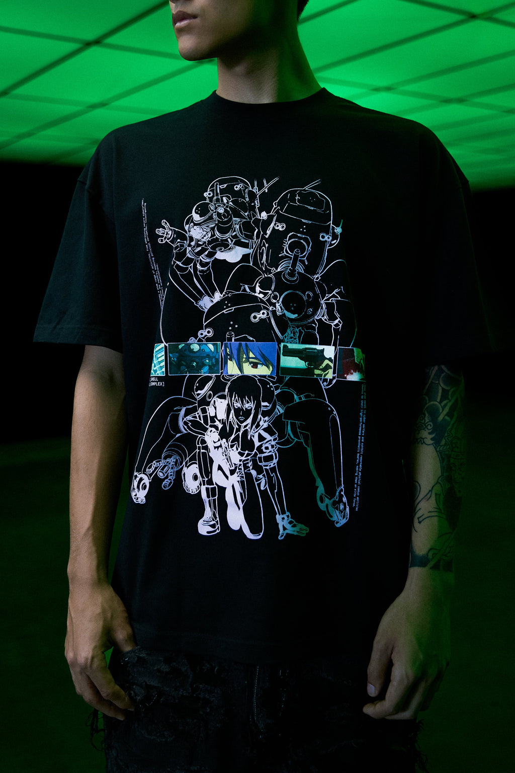 GITS OUTLINE SHIRT (BLACK)