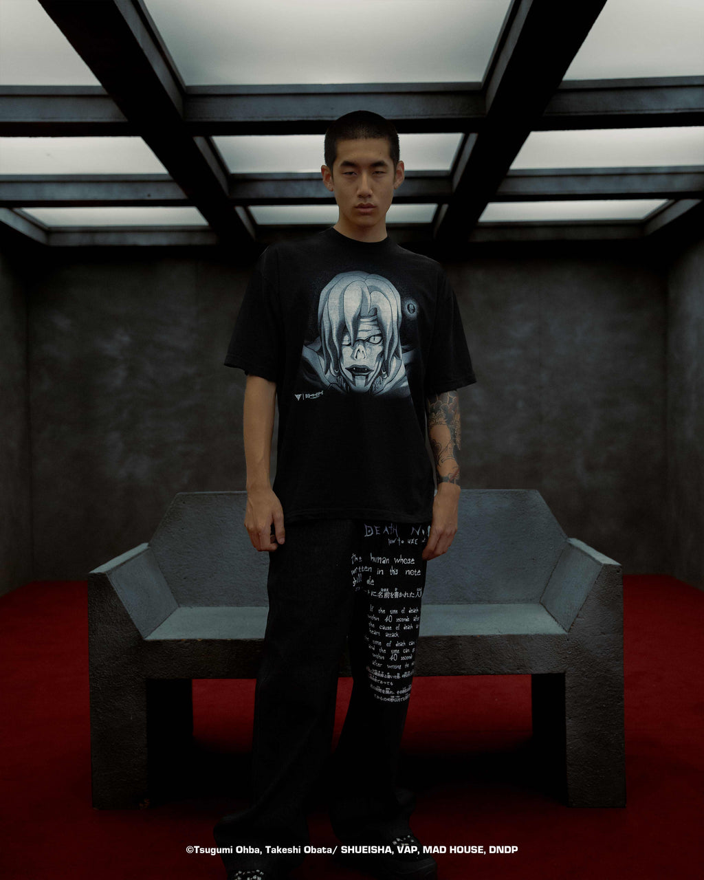 DEATH NOTE REM SHIRT (BLACK)