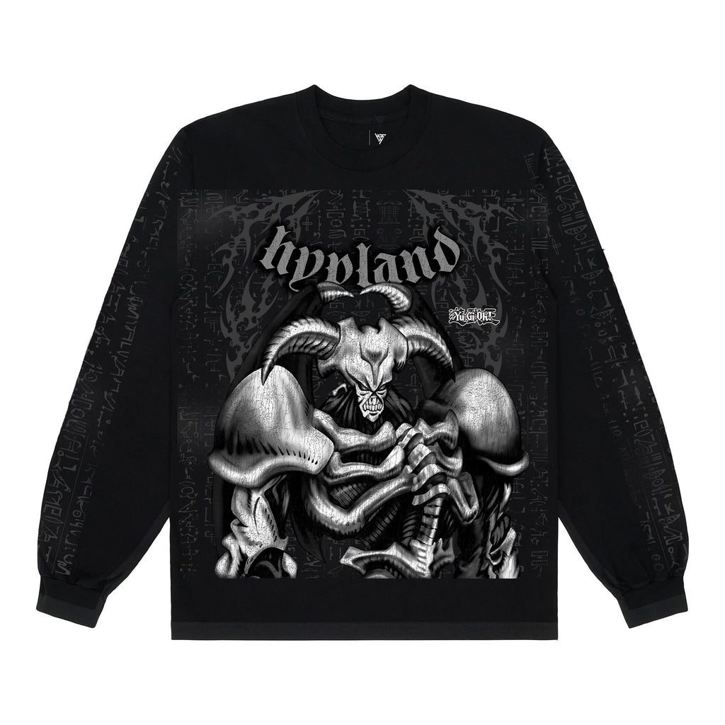 YUGIOH SUMMON SKULL L/S SHIRT (BLK)