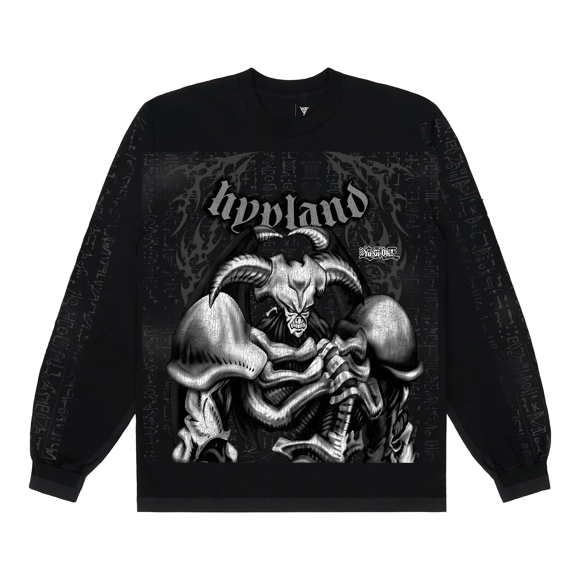 YUGIOH SUMMON SKULL L/S SHIRT (BLK)