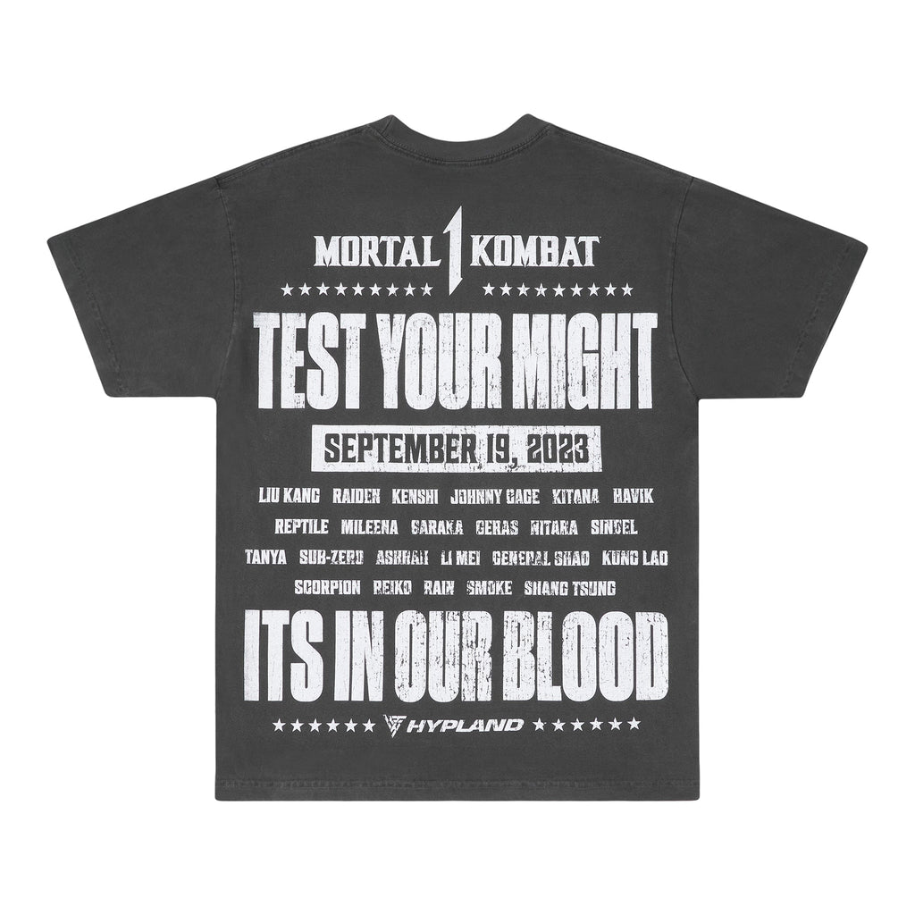 MK LIU KANG SHIRT (VINTAGE BLACK)