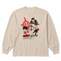 DEATH NOTE CHIBI THERMAL LONG SLEEVE SHIRT (CREAM)