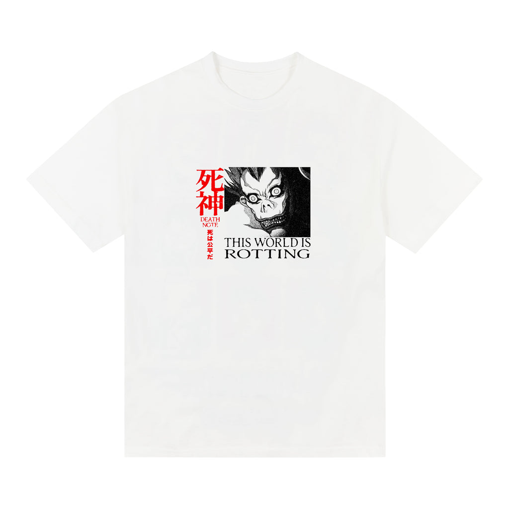DEATH NOTE ROTTEN SHIRT (WHITE)