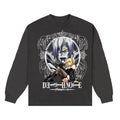 DEATH NOTE MISA LONG SLEEVE SHIRT (WASHED GREY)