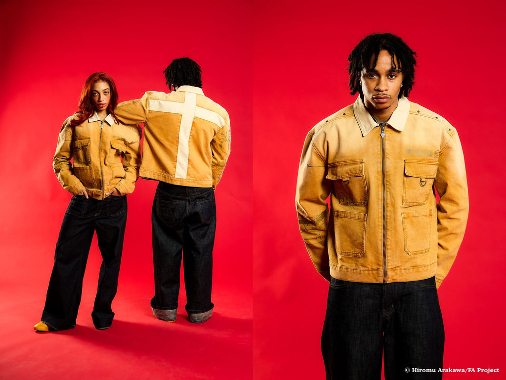 FMAB SCAR TRUCKER JACKET (SAND)