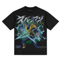 YUGIOH SPARKMAN JUMBO PRINT SHIRT (BLK)